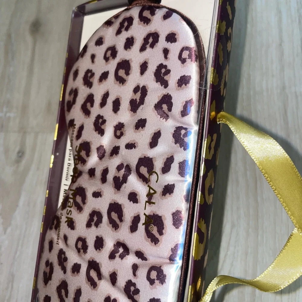 New CALA Cheetah Print Sleep Mask